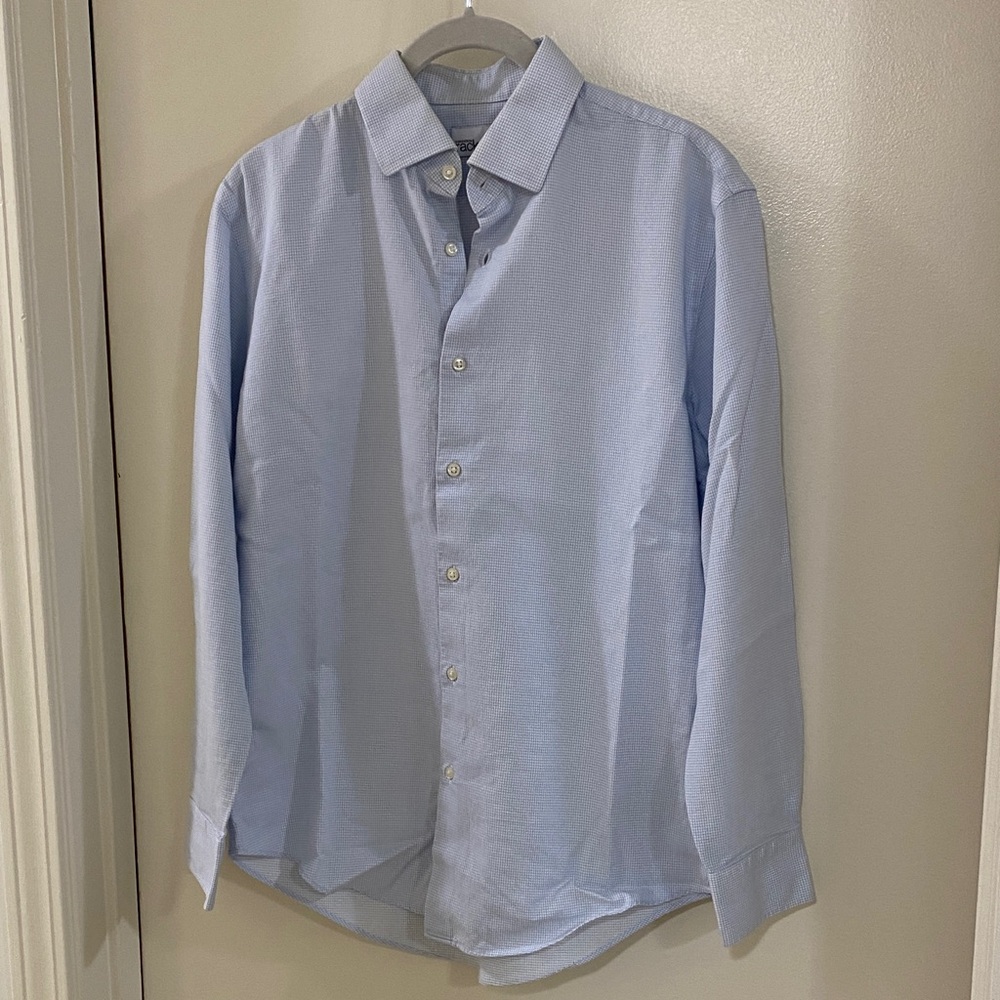Classic Light Blue Men's Dress Shirt
